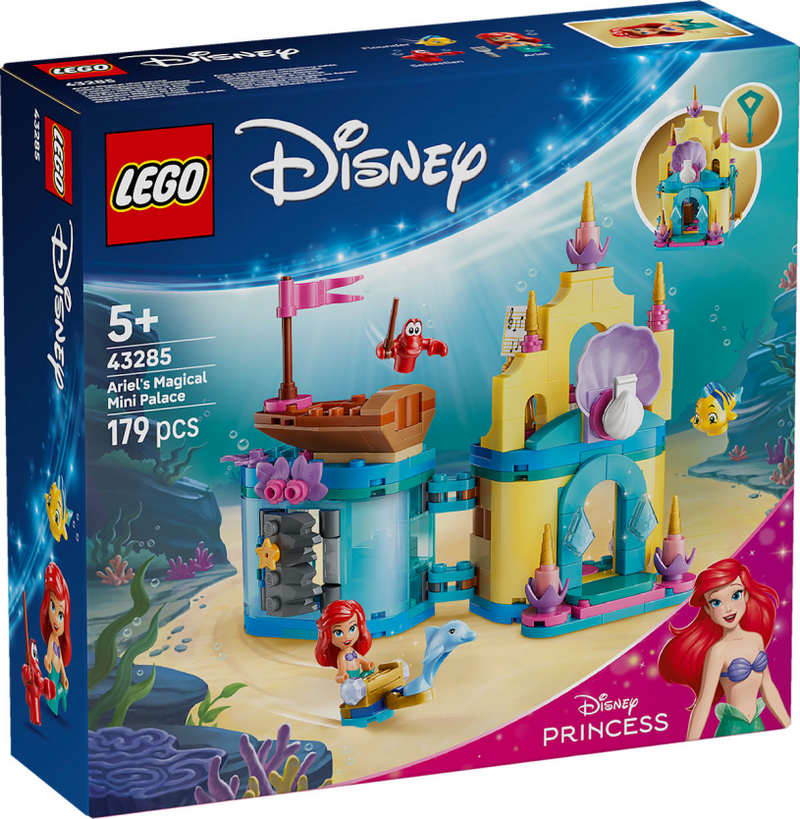 Lego Disney Princess 43285 Le mini palais magique d'Ariel | 2 pièces