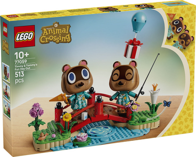 Lego animal traversant le jour de congé avec Timmy et Tommy, jouets pour enfants 77059