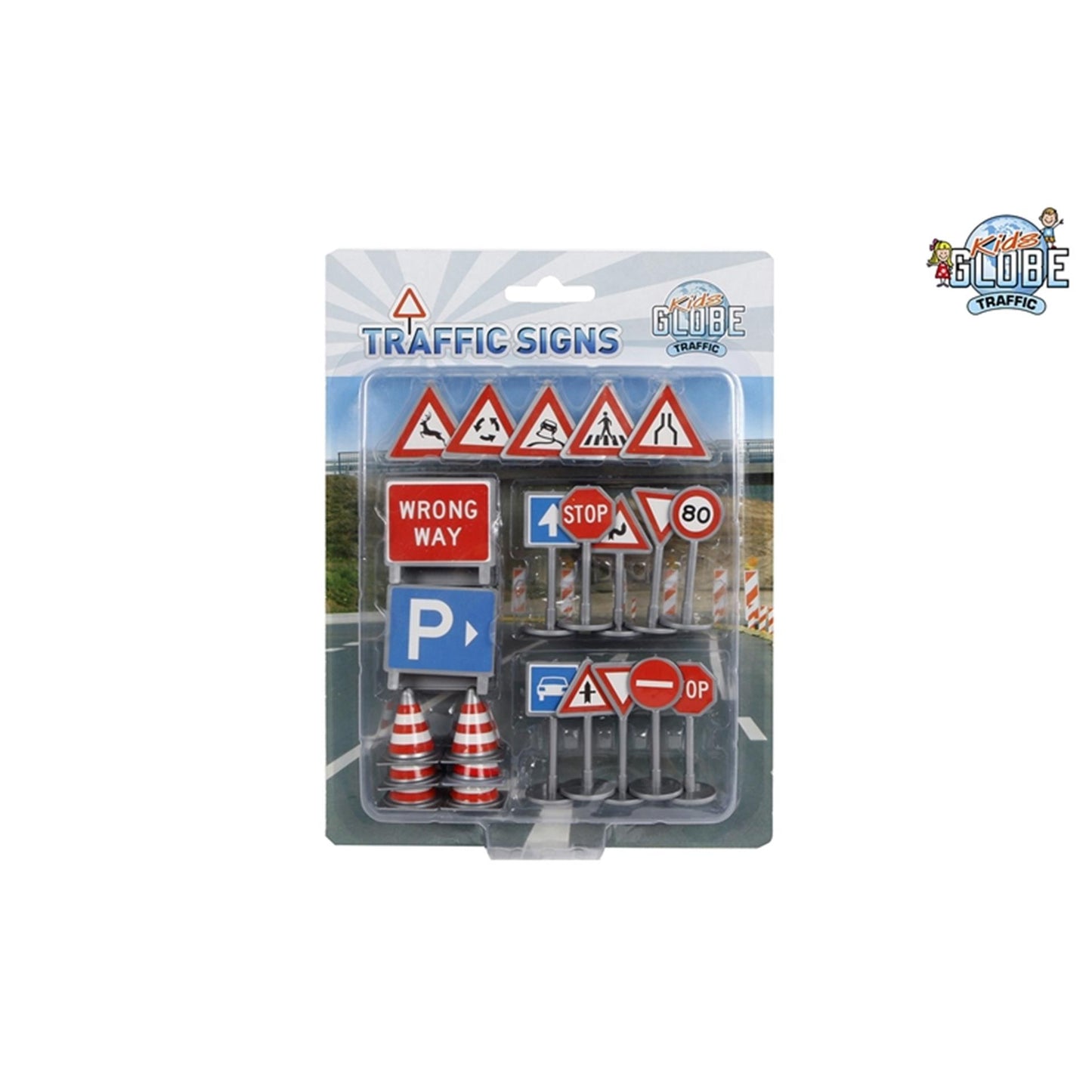 Signes de trafic pour enfants, 25dlg.