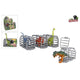 Dinoworld dinosaurus jouant une figure en kooi