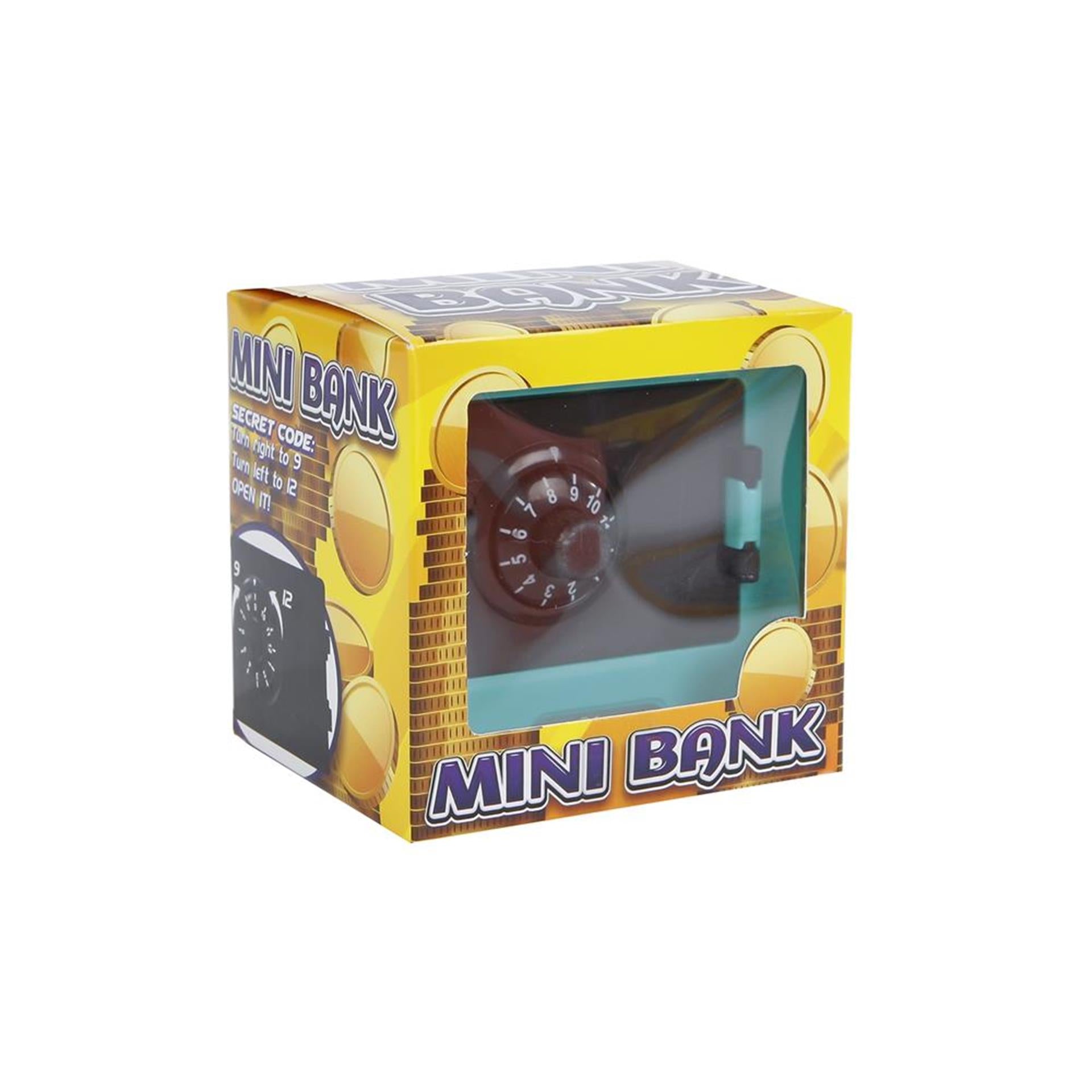 Mini Cash Vault avec code secret, 9cm