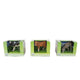 Figurine animale globe enfant vache âne 7-8cm