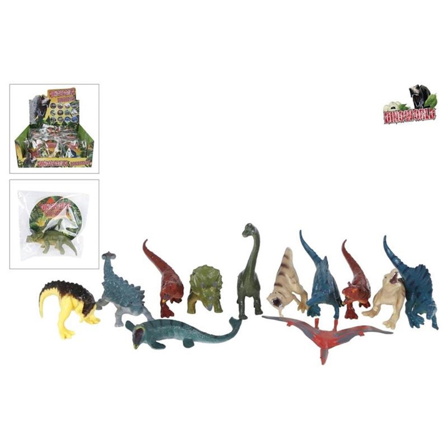 Figurine dinosaure Dinoworld 8cm