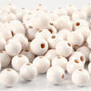 Perles en bois Creativ Company, d 8 mm, diamètre du trou 2 mm, env. 80 pièces, blanc, 15 g 1 boîte