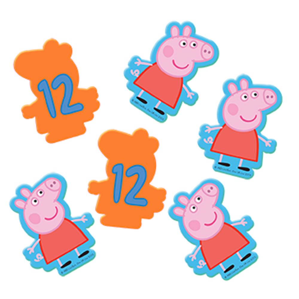 Mémo Peppa Pig avec des chiffres. 3+