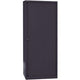 Armoire à portes roulantes haute acier 80x43x198cm noir 4 étagères