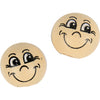 Creativ company boules en bois avec faces, d 12 mm, beige clair, 20 pièces 1 boîte