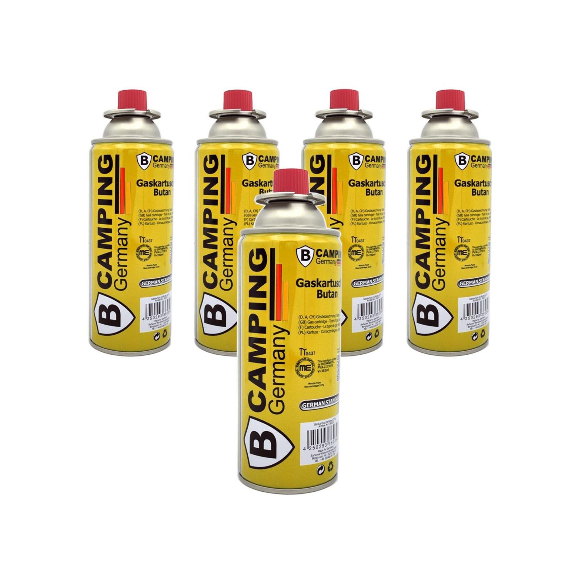 Bidon de gaz butane Camping Allemagne 227gr 520ml