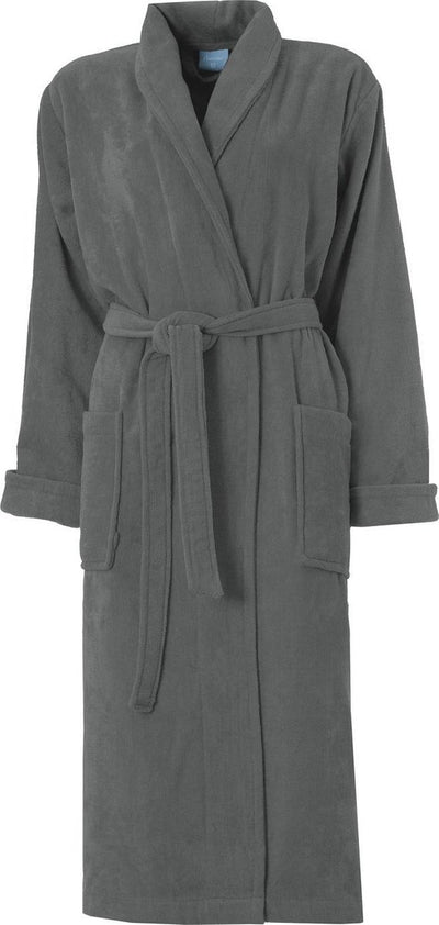 Hippocampe - pur - peignoir - graphite - s