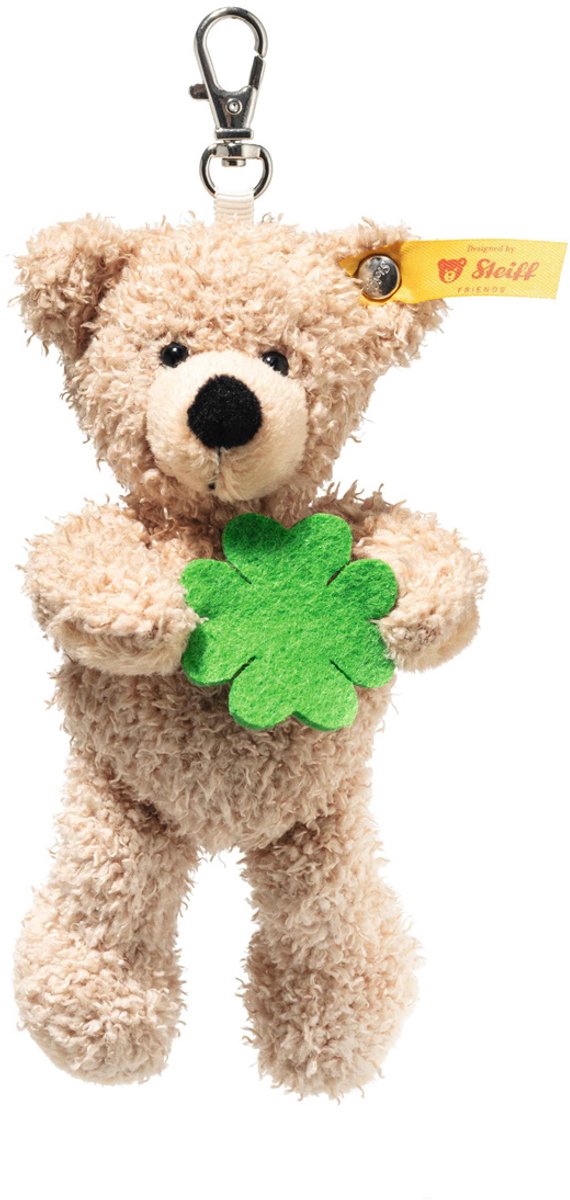 Steiff | pendentif fynn ours en peluche bonne chance 12 cm beige