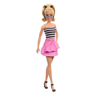 Mattel Fashionistas Pop # 213, blond avec toit rayé, R