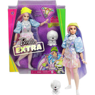 Mattel Extra Doll # 2 chatoyant avec un chiot pour animaux de compagnie