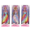 Fleur poupée princesse arc-en-ciel 2 assortis | 4 pièces
