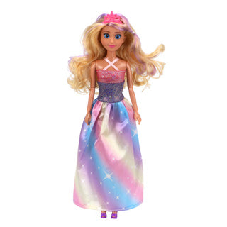 Fleur poupée princesse arc-en-ciel 2 assortis | 4 pièces