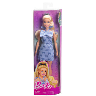Barbie fashionista pop bleu arcs