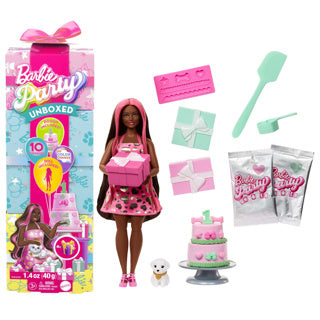 Barbie Party Uniled 2 1 Pop avec une robe rose vif