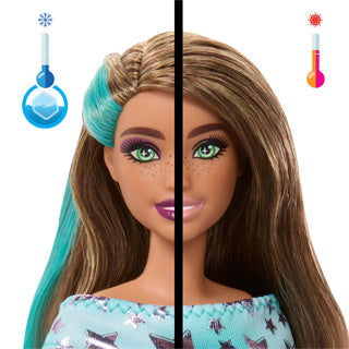 Barbie Party Unboxed 2 1 Pop avec robe bleue