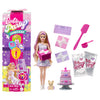 Barbie party unboxed 2 1 poupée avec robe rose clair