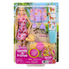 Ensemble de jouets pour chiots qui marchent Barbie Malibu - poupée et chien à faire caca et accessoires