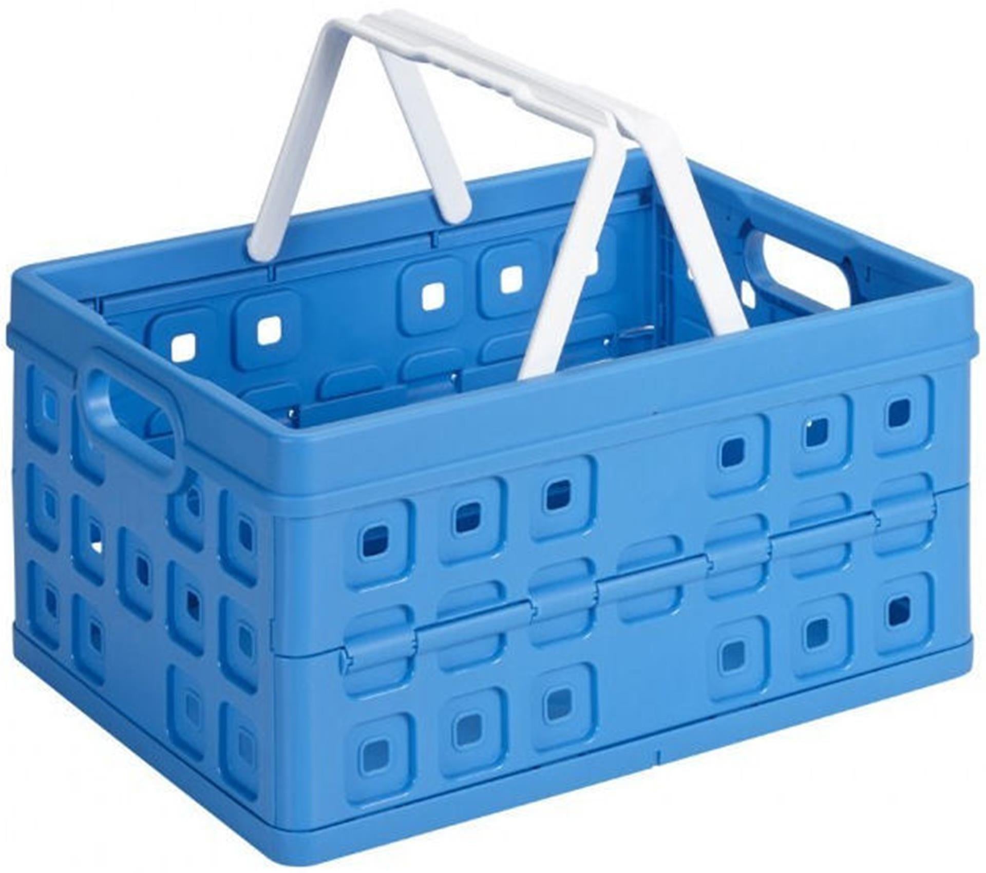 Caisse pliante Sunware 32 lt poignée bleue