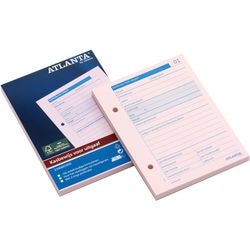 Dépense de caisse djois a5406-034 10,5x14,8cm rose 1-pli