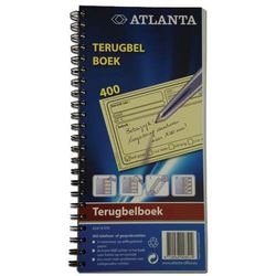 Carnet de rappel djois 2541907000 bleu 7,4x12,5cm autocopiant 400 notes