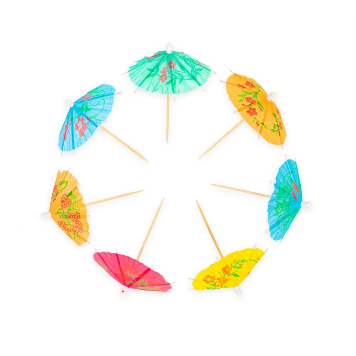 Brochettes de parasols à glace Globos sachet en papier de 12 pièces