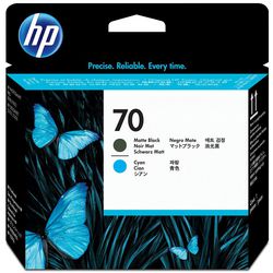 Tête d'impression hp 70 noir cyan