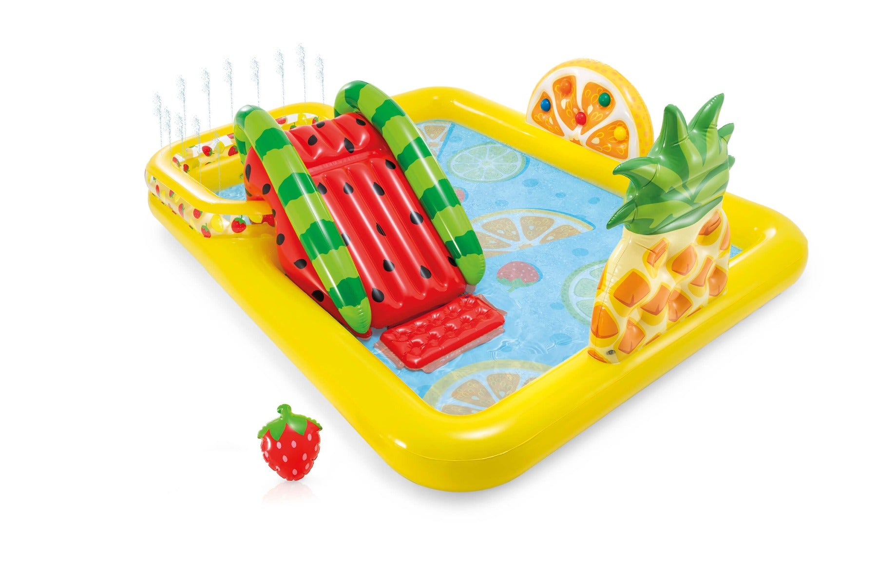 Jouez à la piscine Fruit 57158NP 244 x 191 x 91 cm PVC