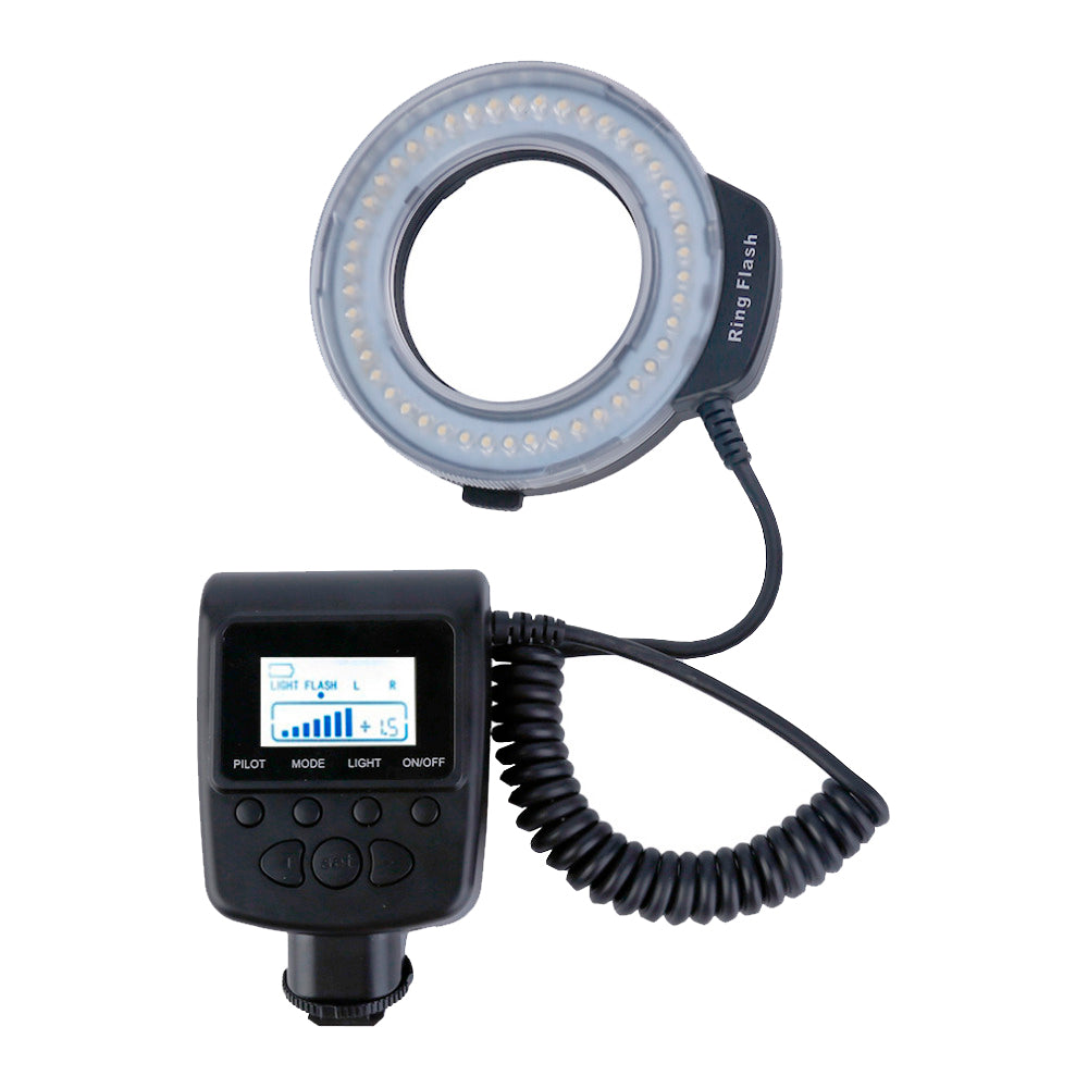 Lampe annulaire StudioKing Macro LED avec Flash RL-130