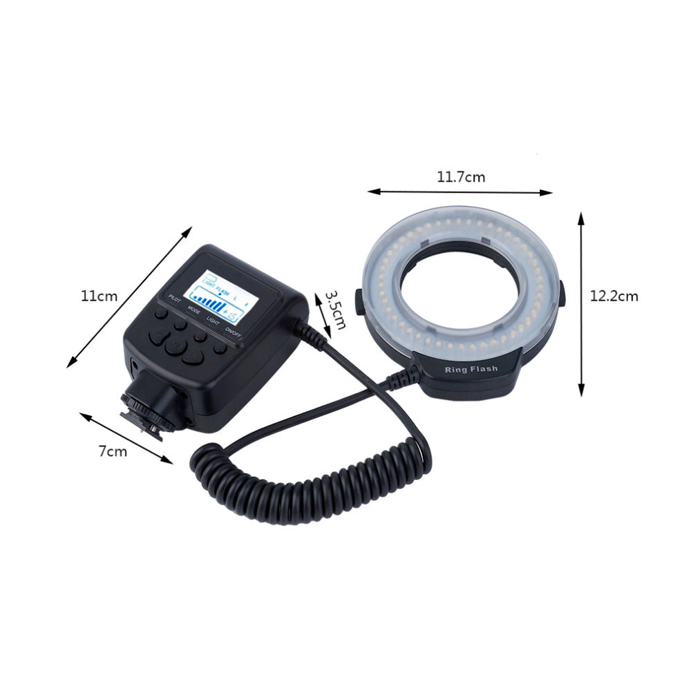 Lampe annulaire StudioKing Macro LED avec Flash RL-130