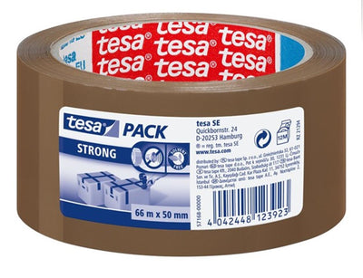 Ruban d'emballage Tesa 66mx50mm marron 6 pcs