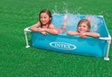 Piscine pour enfants Intex mini frame bleu, 122x122 cm, 3 ans et plus