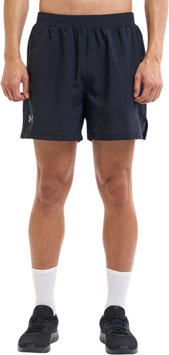 Pantalon de sport pour hommes Under Armour UA Launch 5'' Shorts - Noir