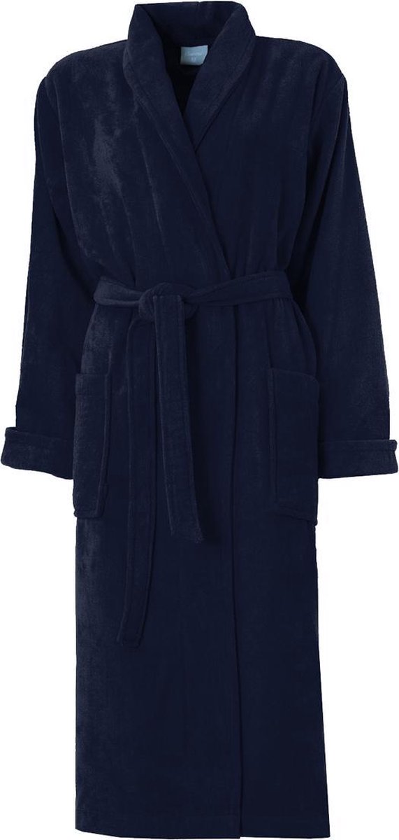 Hippocampe - pur - peignoir - indigo - m