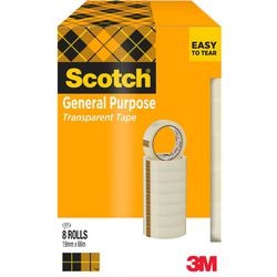 Ruban adhésif scotch 19 x 66 m transparent