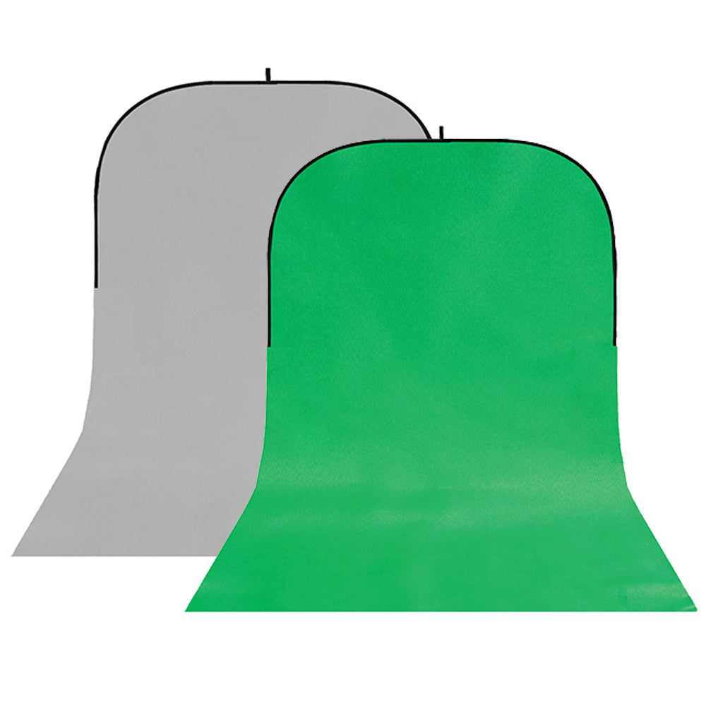 StudioKing Fond d'Écran BBT-03-10 Gris Vert 400x150 cm
