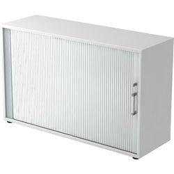 Classeur Bach 2fh Hammerer bois blanc, métal