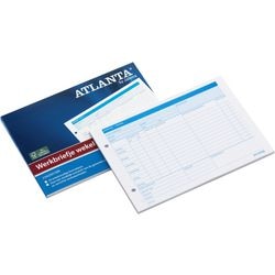 Feuille de travail hebdomadaire a5425-015 21x14,8 cm simple 50 feuilles