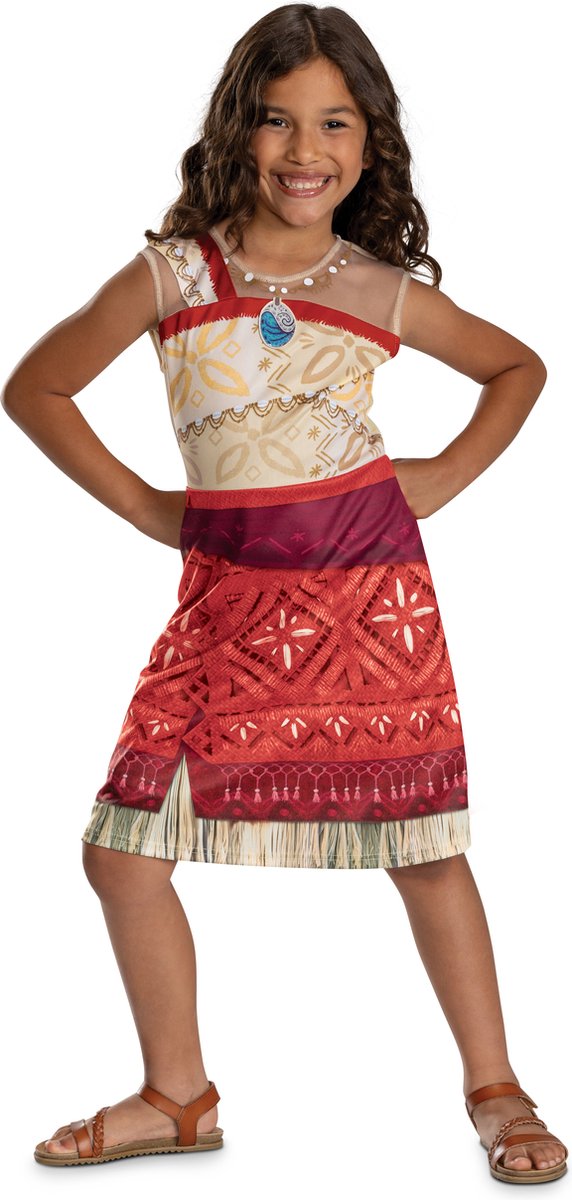 Déguisement Disney - Moana 2, costume Moana Vaiana Basic Plus Dress, taille XS (3-4 ans)