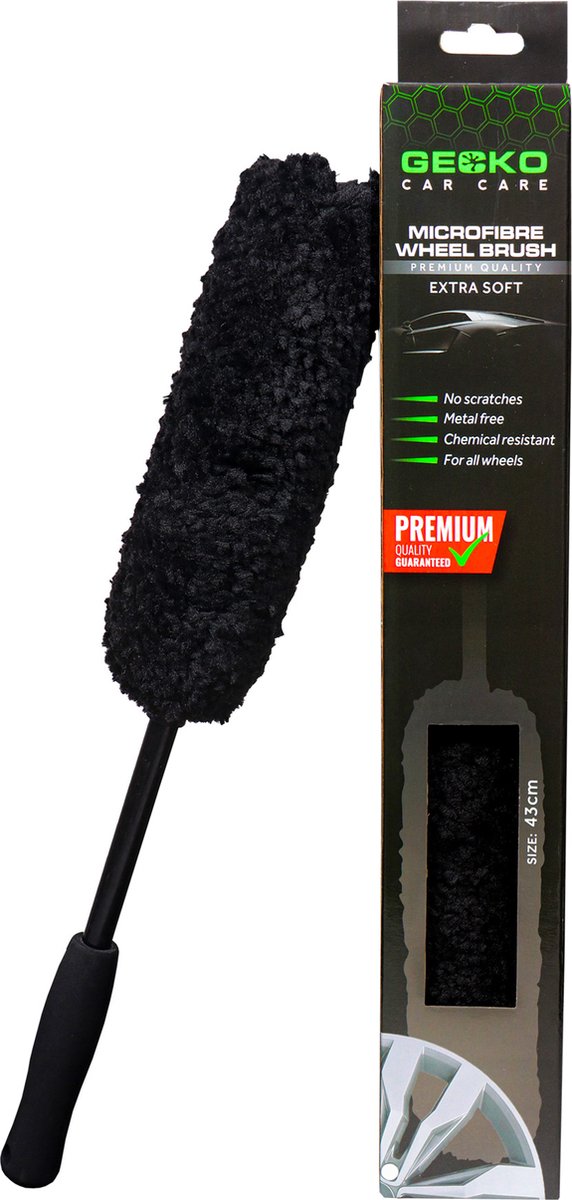 Gecko Car Care Gecko Brosse à jantes en microfibre