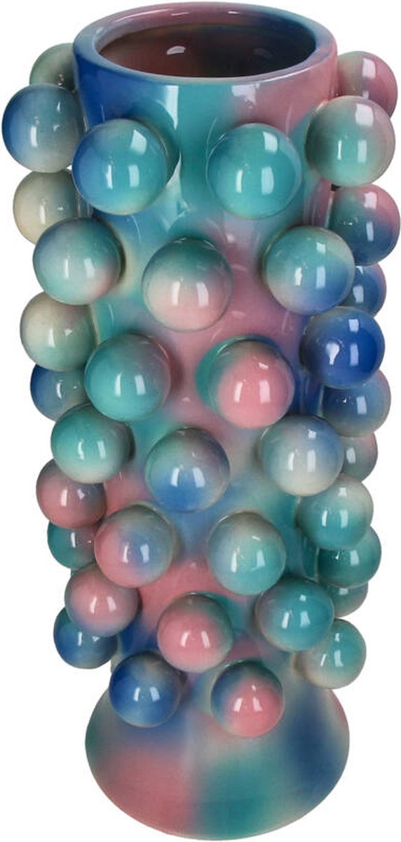 Vase HD boules grès multi 18,8x18,8x46cm