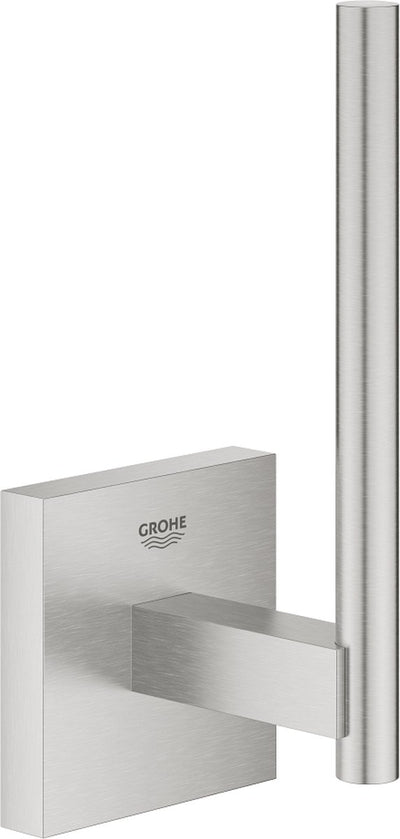 Grohe start cube porte-rouleau de papier toilette de rechange - supersteel (aspect inox) 40979dc0
