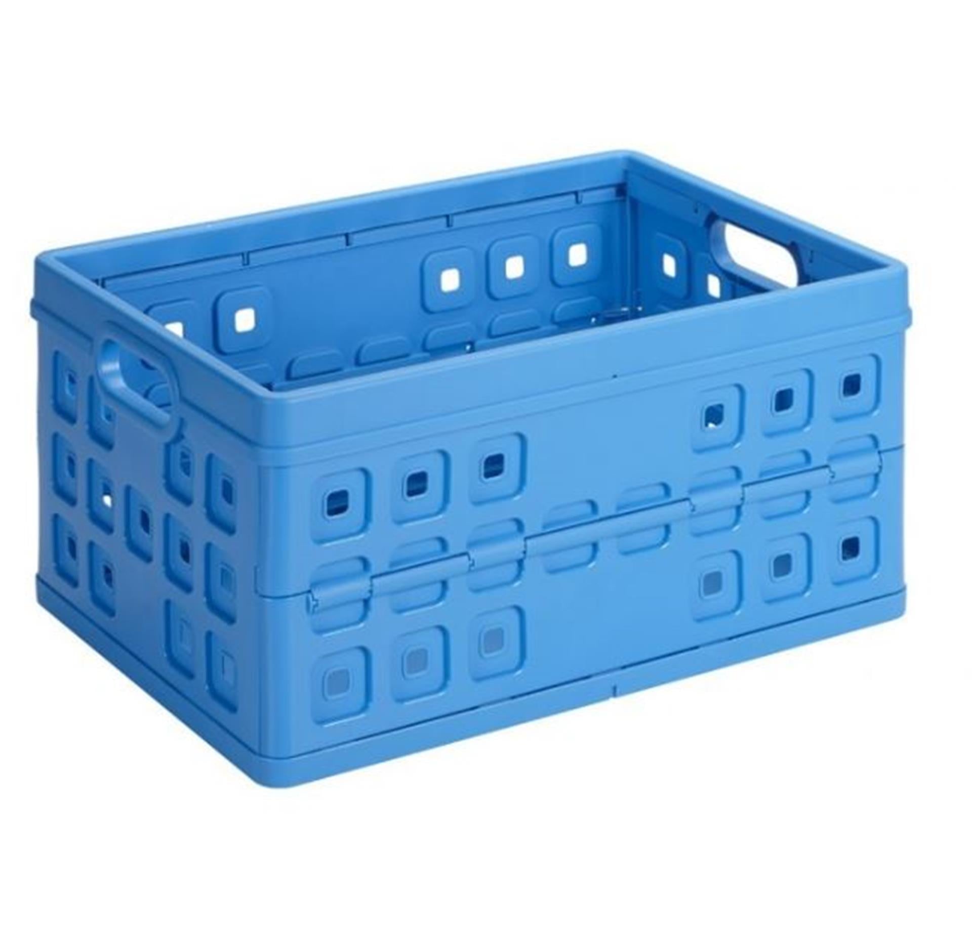 Caisse de pliage carré de soleil 46l bleu