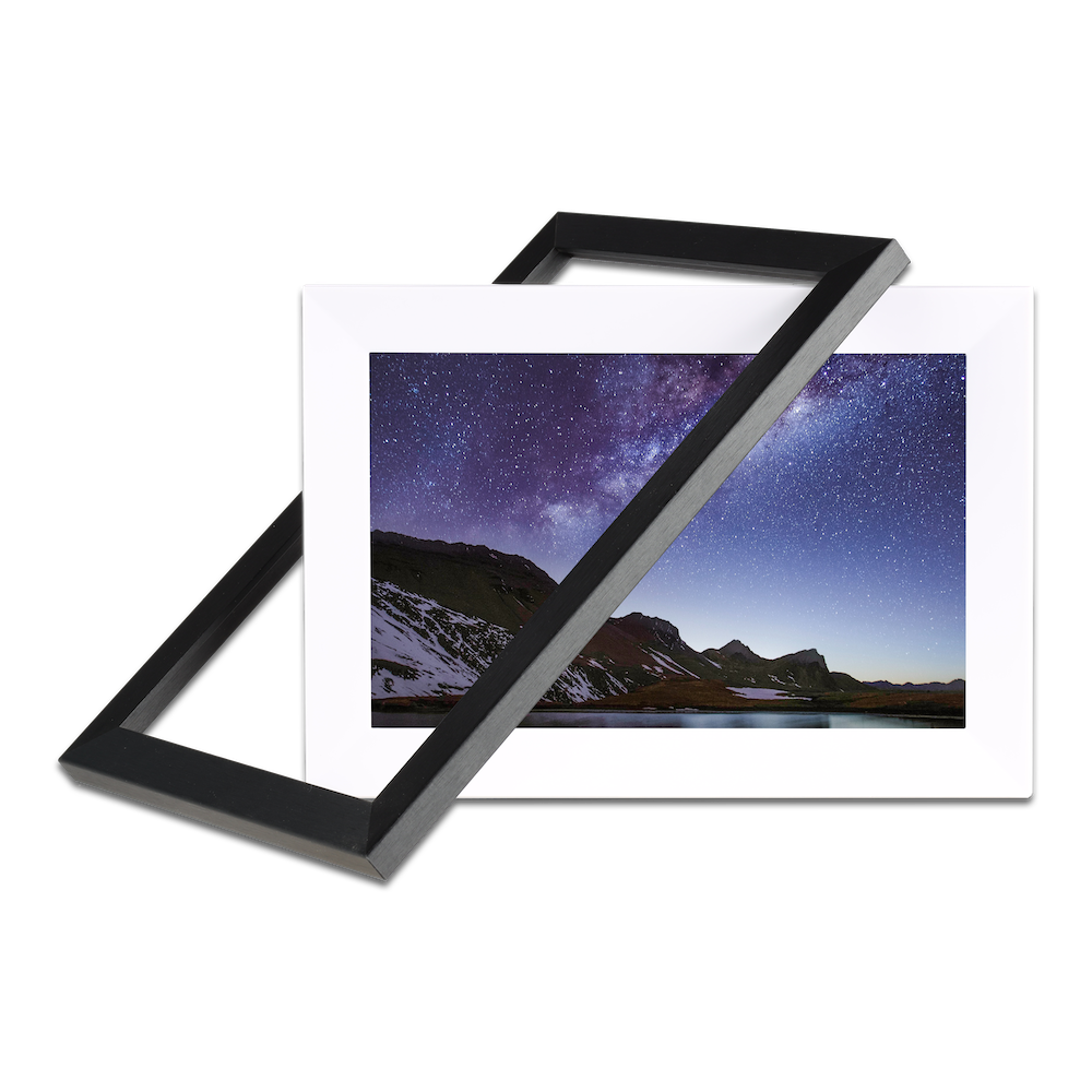 Benel Frameo Cadre photo numérique HF-101WB Marron 10,1 pouces