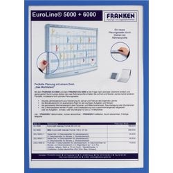 Porte-documents franks a4 bleu 5 pièces