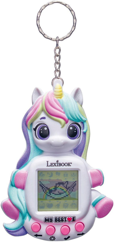 Console Lexibook my best-e® licorne avec écran LCD et attache porte-clés