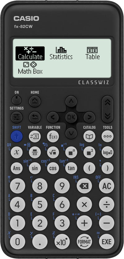 1799 Calculatrice scientifique Casio FX82CW, version belge 10 pièces