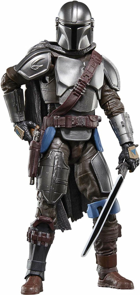 Hasbro star wars le mandalorien – figurine série noire – mines de mandalore – 15 cm