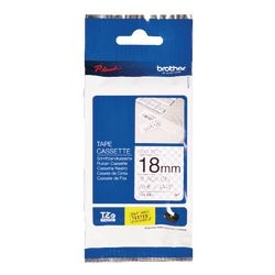 Ruban de sécurité tzese4 brother 1,8cmx8m blanc